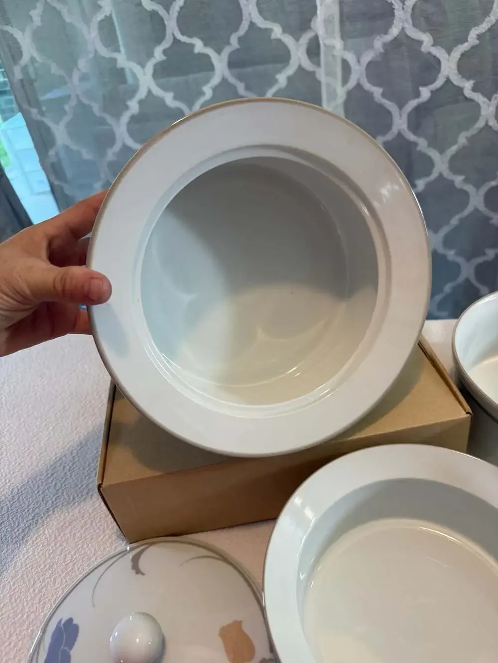 Dansk Tivoli Belles Fleurs 2 Quart Covered Casserole & Serving Bowls Set
